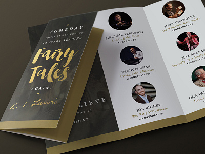 Taste & See brochure calvin church conference cs lewis desiringgod fairy tale gospel jesus ministry piper tolkien