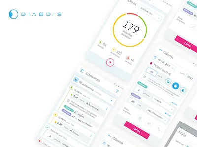 Diabdis - diabetes app diabetes mobile app ui ux