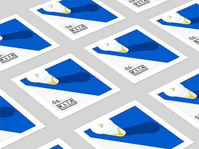 JUNE / KL KLIA container feeling illustration travel water