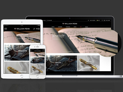 William Penn Website ecommerce user experience user interaction website design