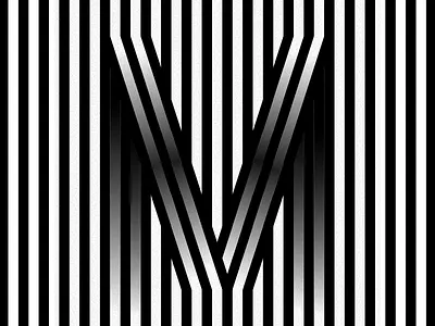 36 Days of Type / M 36daysoftype bw illustration letter lettering line type typography