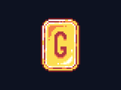 Gold coin coin gold money pixelart