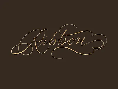 Ribbon2 calligraphy freehand handwriting handwritten kaligrafia lettering liternictwo litery powerscripts script typografia typography