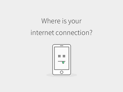 Where is your internet connection? connection crowdfunding error hellomerci illustration internet kisskissbankbank lendopolis