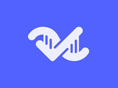 Check mark + DNA logo (wip) caring adn lab clinic medical doctor consulting biotech done diagnostic medical doctors care dna laboratory analysis effective detect genes treatment icon logo mark scientific test check