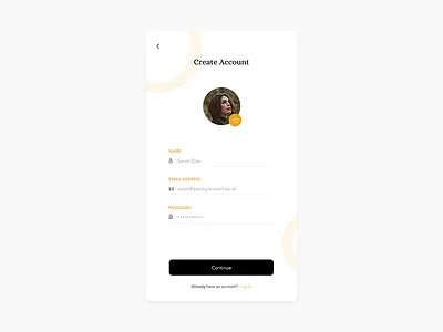 Sign Up 001 dailyui design sign up ui ux