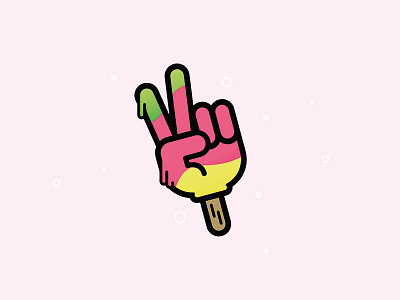 Flutschfinger ✌️ ice ice cream peace victory ✌️