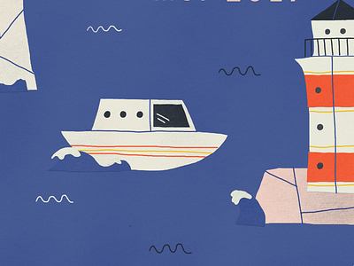 a boat! for Z Tapes! boat collage