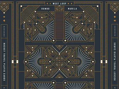 Tuck Case cards case club deck diamond heart miles rocket spade travel