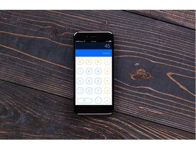 Daily UI Challenge Day 4 004 calculator dailyui ios ui uidesign ux uxdesign