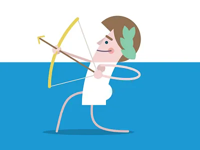 Apollo apollo arrow bow god greek toga