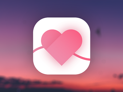 Daily UI challenge #005 — App Icon app clean dailyui flat graph health hearth heartrate icon minimal ui ux