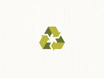 Recycle green icon logo recycle recycling reuse symbol