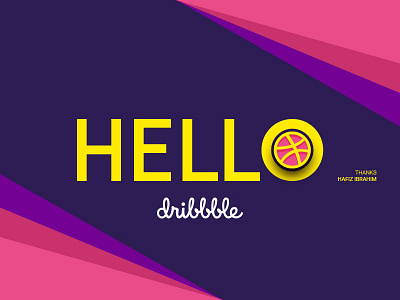 Dribbble Shot debuts dribbble first shot thank you