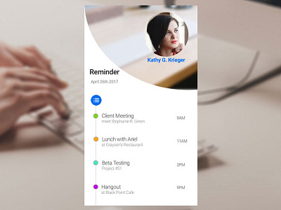 Reminder UI android app iphone reminder ui ux