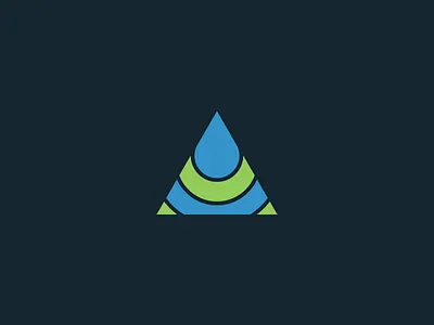 Drip, drop, drip, drop agriculture branding logo mark rain symbol