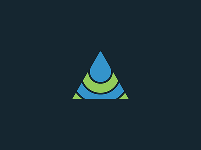 Drip, drop, drip, drop agriculture branding logo mark rain symbol