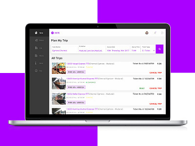 IRCTC - Rewamp. chennai. creative design dashboard irctc rail way bboking train booking web web app