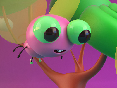 Sisters Fly cartoon cute fly fun happy kids sisters