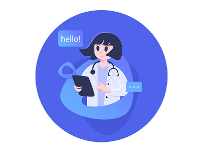 医生 illustration treatment ui vector web，nurse 医生，doctor