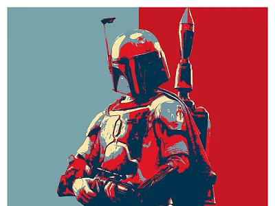 Fett blue boba fett red star wars yellow