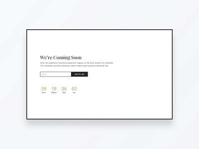 MoGraph Sketch Template -- Coming Soon Page agency clients company minimal portfolio studio template ui ux
