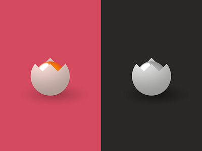 Egg color food graphic design greyscale icon logo shade shadow yolk