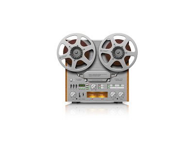 Reel To Reel illustration reel to reel tape vector vintage