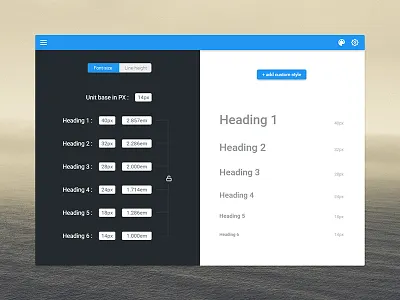 PX to EM Calculator app calculator css material