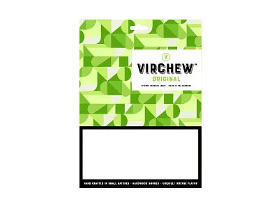 Virchew Packaging food green hip jerky packaging pattern snacks texture virchew