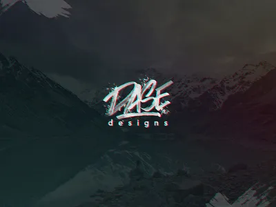'DaseDesigns' lettering brush brushlettering dirty glitch grunge lettering rough type typography