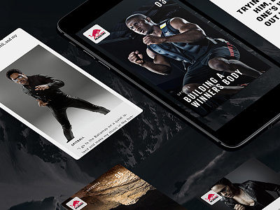 RedBull App Concept app ipad iphone lifestyle redbull responsivem native