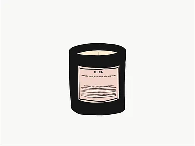 Boy Smells Candle Illustration beauty beauty product candle design fragrance illustration makeup skincare