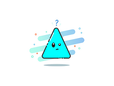 Confused confused emotion icon illustration smiley teal