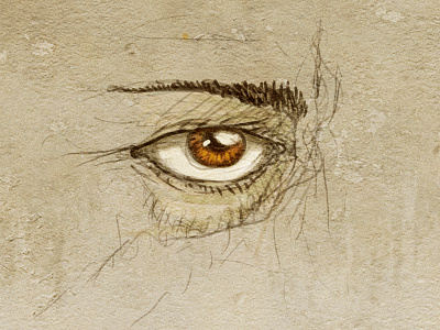 Orange Eye digitalpainting drawing sketch