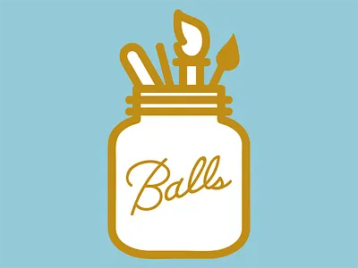 Mason Jar Pin art artist creative illustrator jar painter simple vector