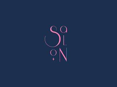 Salon branding type play