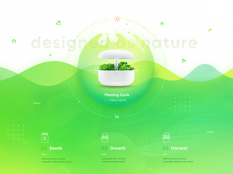 Greenery Layout by Duc Nguyen on Dribbble