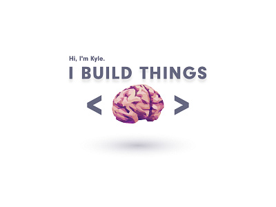 Portfolio Assets brain design lowpoly portfolio react