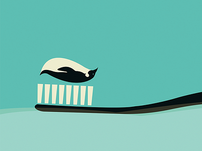 Penguin and toothpaste green penguin toothpaste