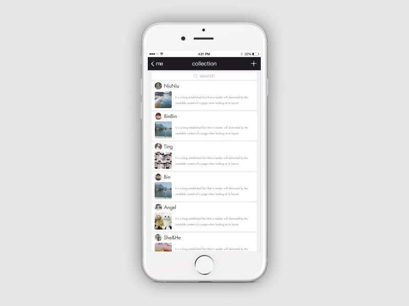 Creative deletion ae card collection delet