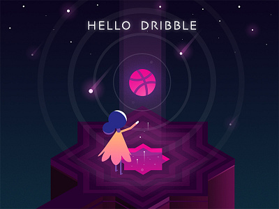 Hello dribble photoshop