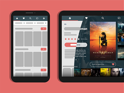 Menu for streaming TV app concept menu streaming tv