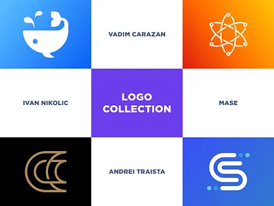 First Behance Multiple Owners Project | 24 logos of 4 designers branding collection folio icon identity logo logo collection logofolio logos mark minimal monogram