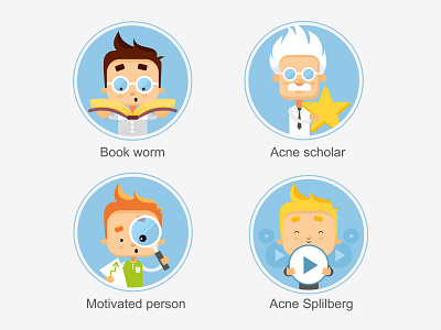 Illustrations-icons flat health icons illustrations shading vector