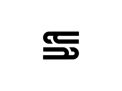 S Monogram ambigram brand clean fresh letter logo mark monogram s symbol type typography