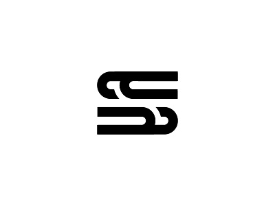 S Monogram ambigram brand clean fresh letter logo mark monogram s symbol type typography