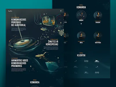 Turbo.video about galaxy parallax space space cowboys turbo turbo video video agency web design