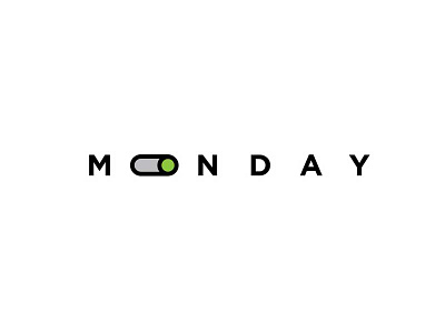 mONday brand design flat graphic logo minimal monday mood on