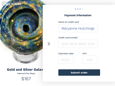 Daily UI #02: Credit Card 002 credit card daily ui form mobile modal payment ui web